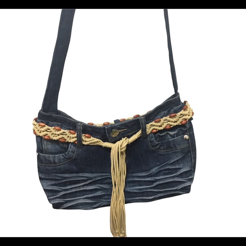 One of a kind Denim purse